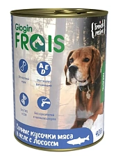 Frais Holistic Dog Кусочки с лососем в желе
